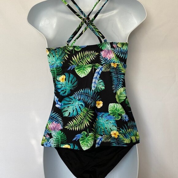 2 Piece Fern Print Graphic Design - Picture 3 of 12